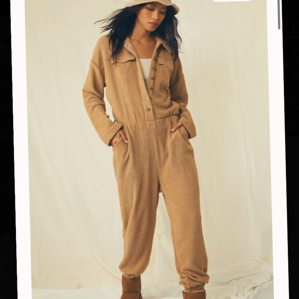 Free People “Ride or Die” Teddy Bear Jumper